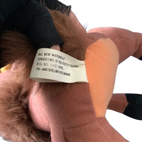 Vtg Liberty Toy Plush Moose Stuffed Animal 1996 12” RARE - Picture 7 of 8